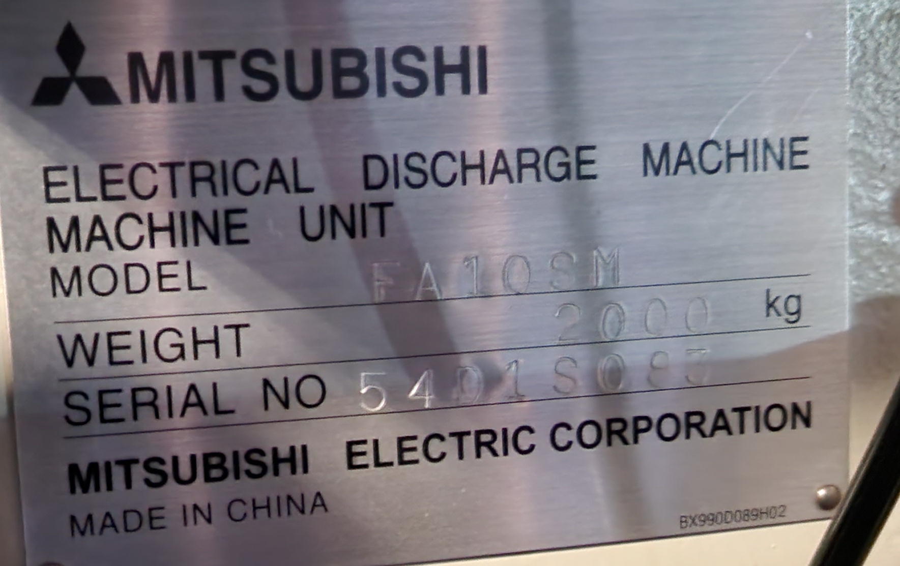 2004 MITSUBISHI EDM FA-10SM Wire EDM | Liberty Machine Works LLC