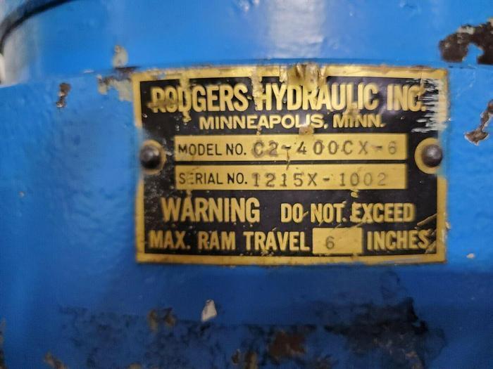 RODGERS C2-400CX-6 Hydraulic Presses | Liberty Machine Works LLC