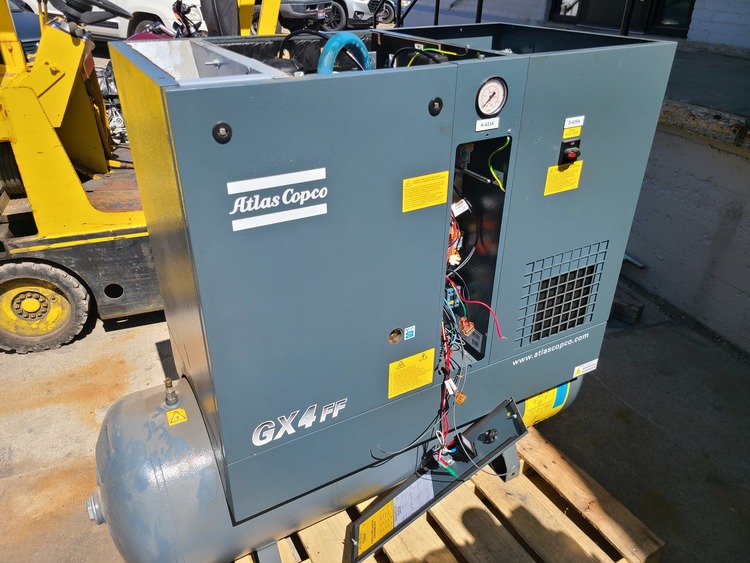 2019 ATLAS COPCO GX4FF Rotary Screw & Sliding Vane Air Compressors | Liberty Machine Works LLC